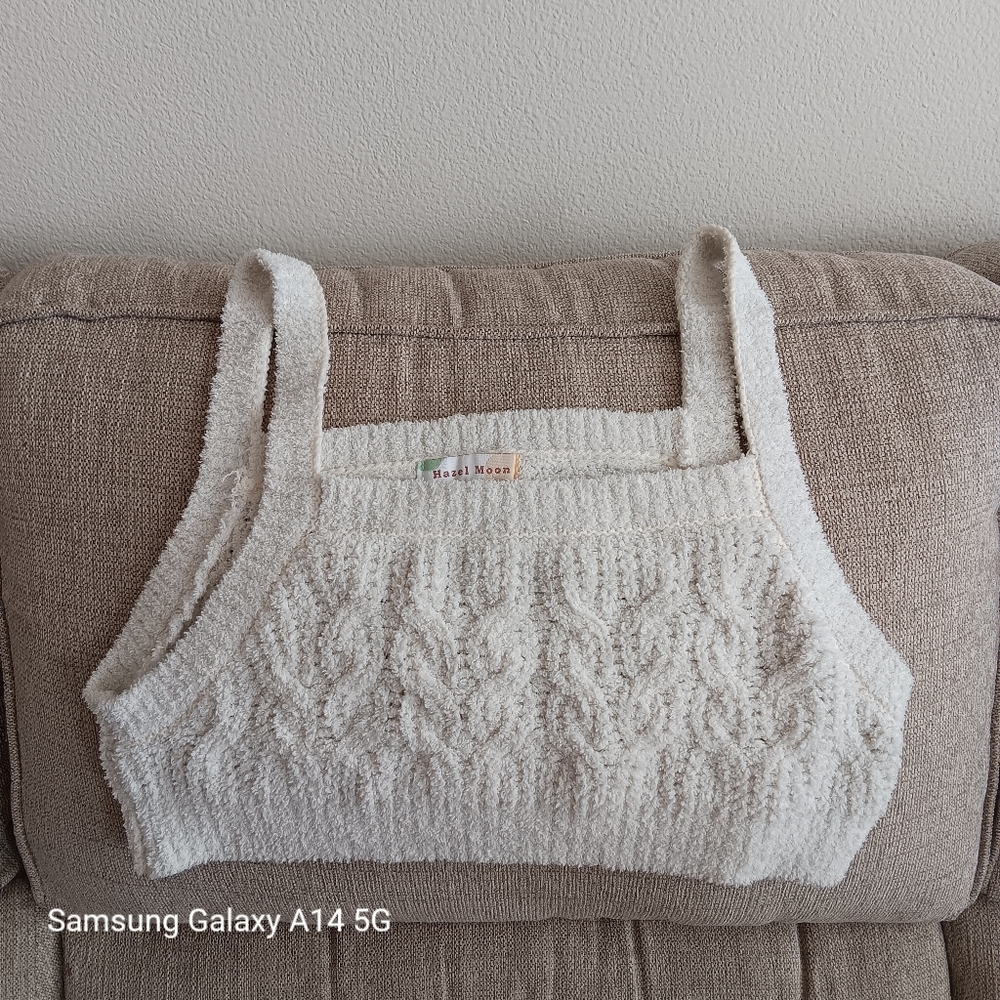 Fuzzy Crop Top